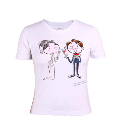 100%cotton commercial custom order t shirts