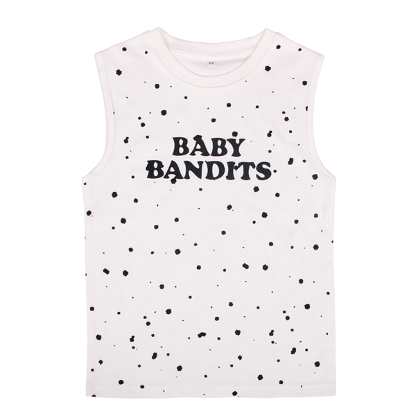 Summer baby vests without sleeves