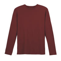 Brand Quality Create Your Own Brand Men Custom Blank 100 Cotton Long Sleeve T shirt