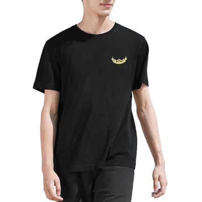 Brand Quality China Factory OEM Customised Design Mens Black High Quality T-shirt
